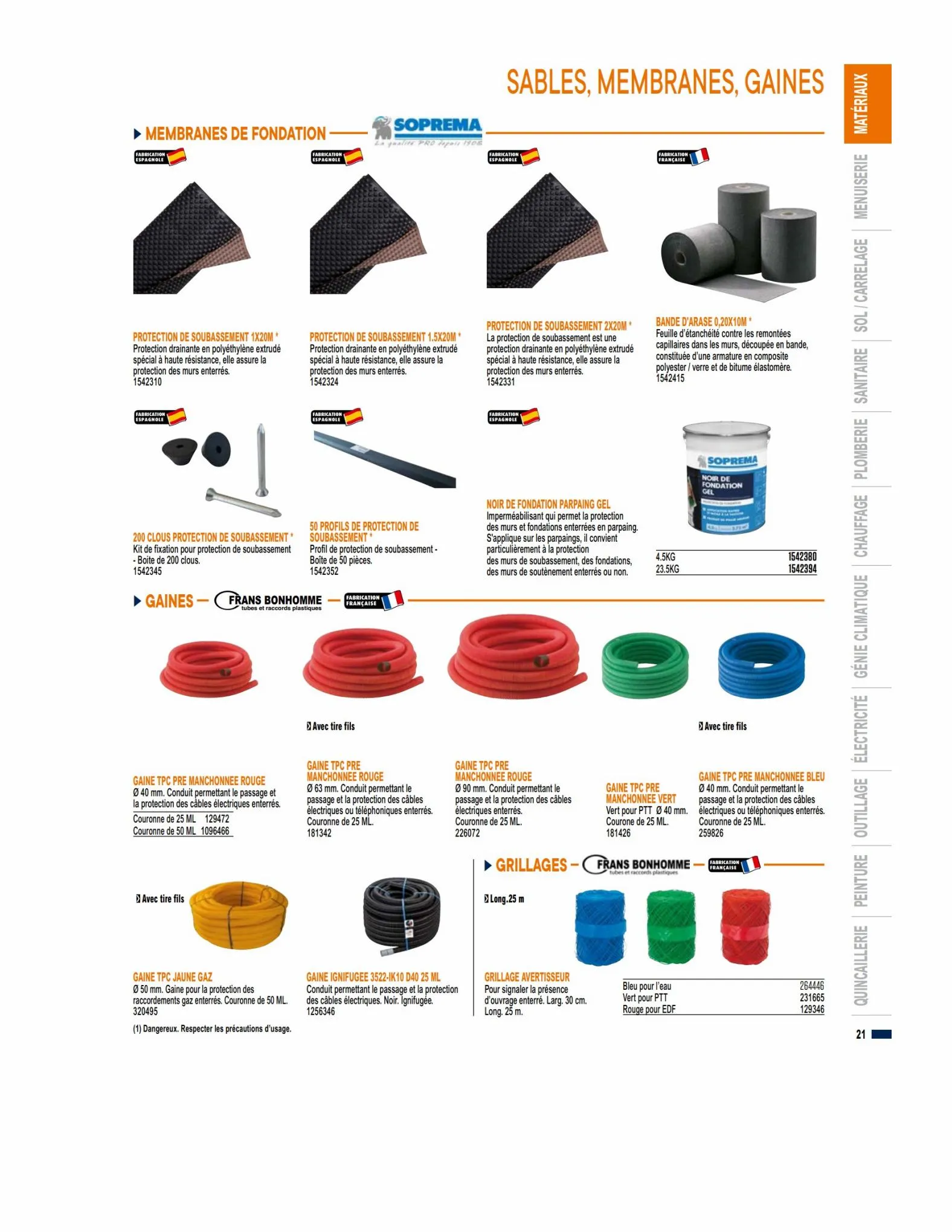 Catalogue Guide produits 2023 Bricoman, page 00021