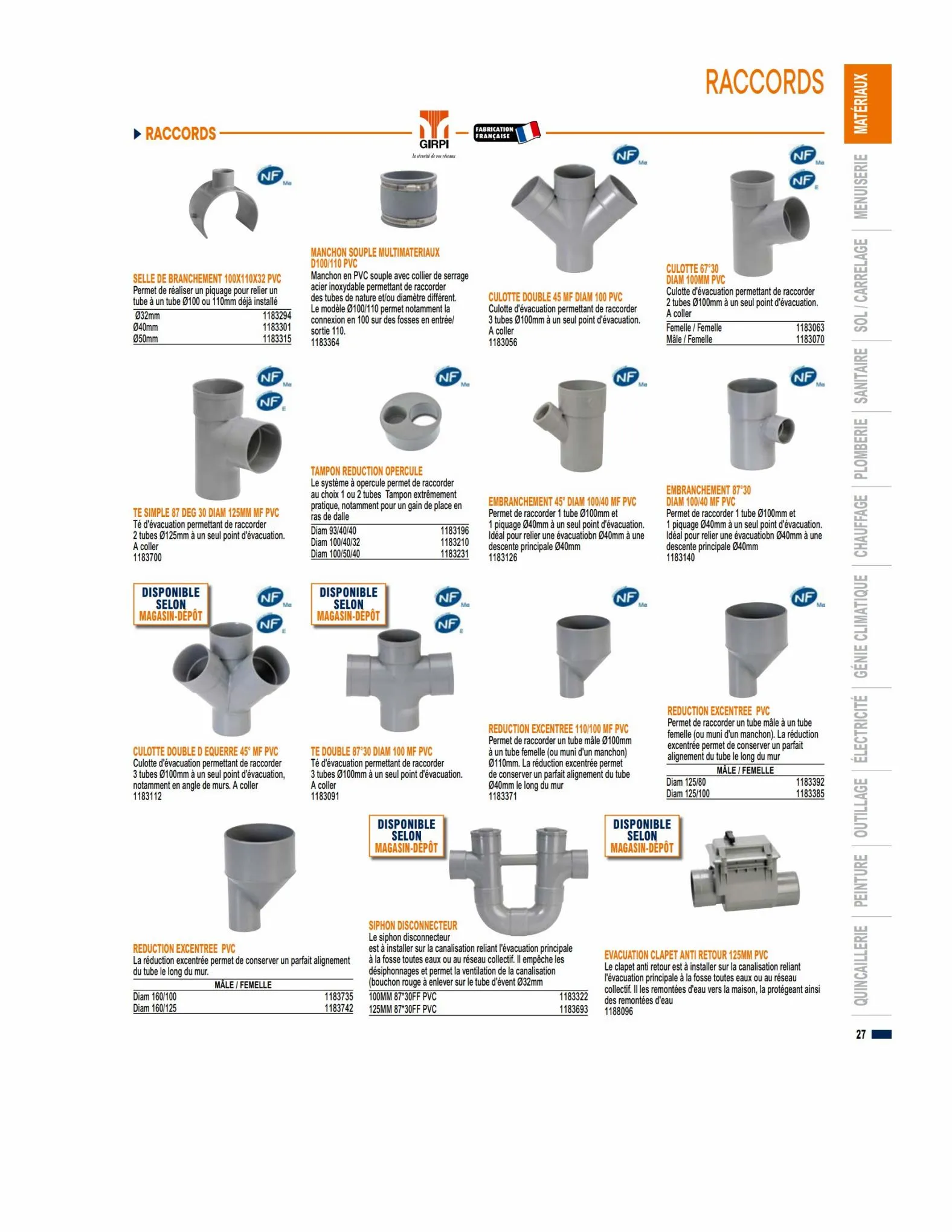 Catalogue Guide produits 2023 Bricoman, page 00027