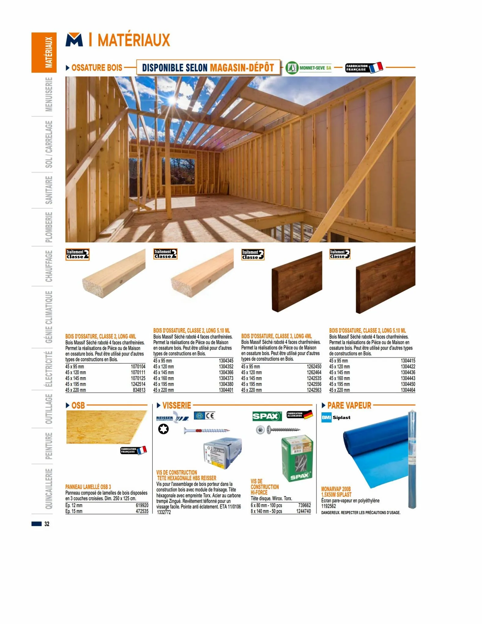 Catalogue Guide produits 2023 Bricoman, page 00032