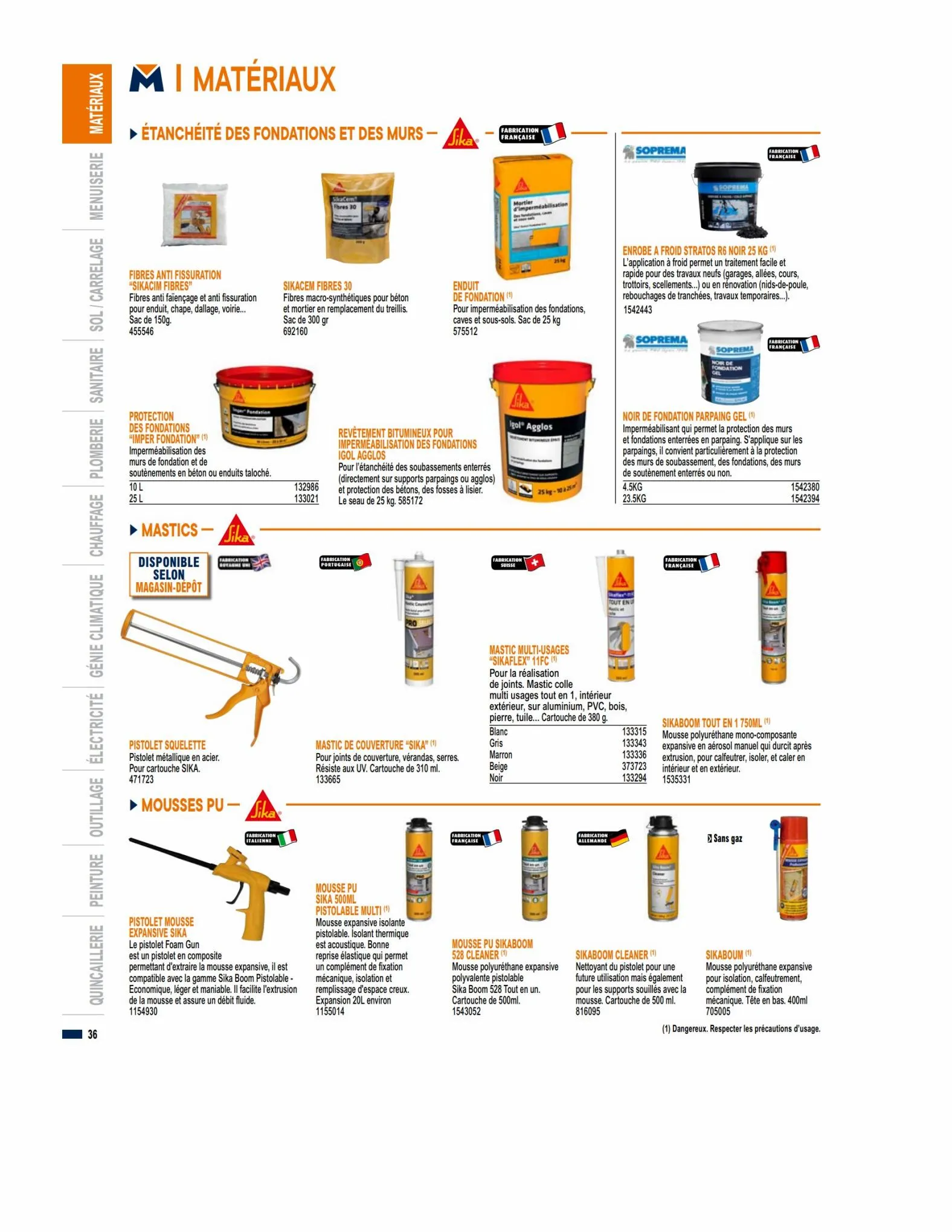 Catalogue Guide produits 2023 Bricoman, page 00036