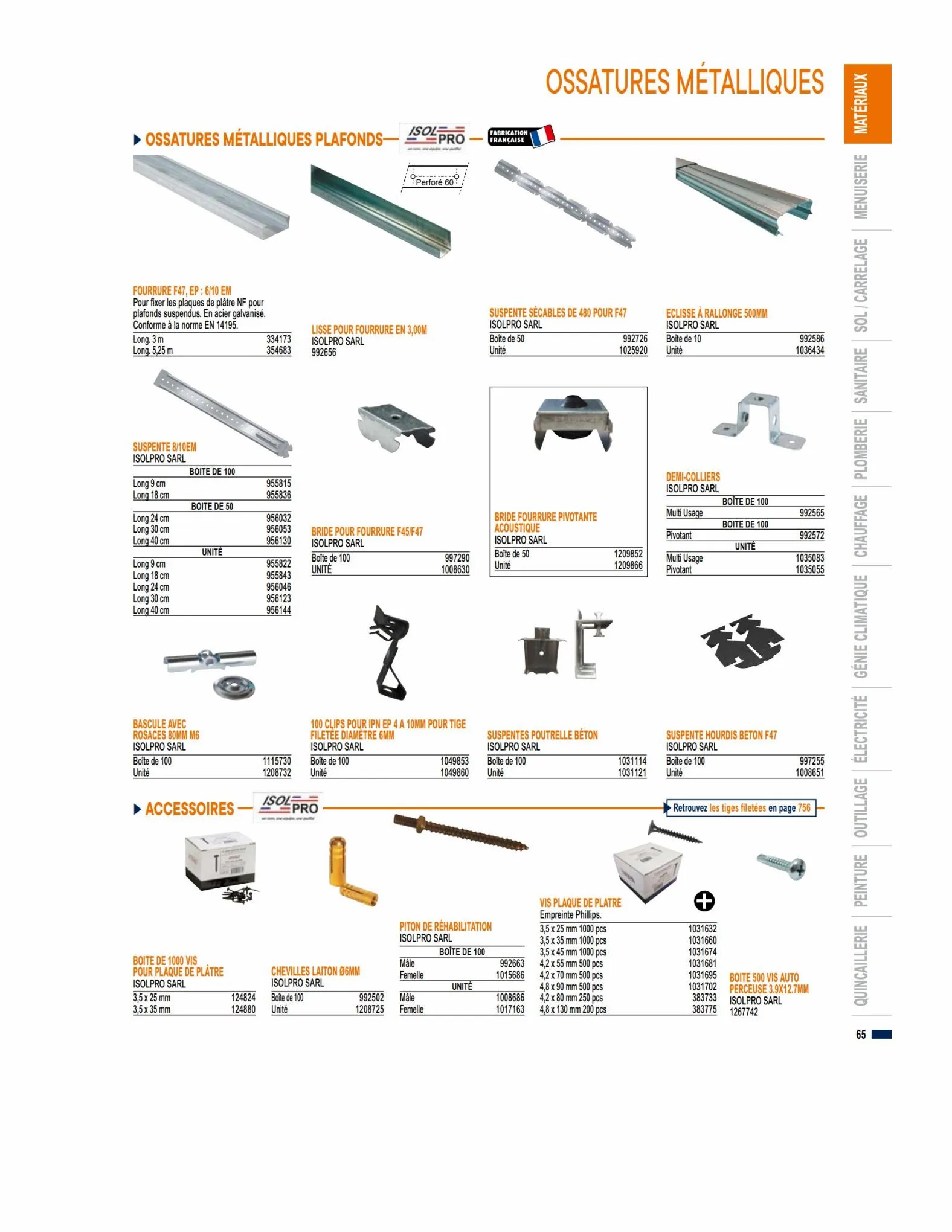 Catalogue Guide produits 2023 Bricoman, page 00065