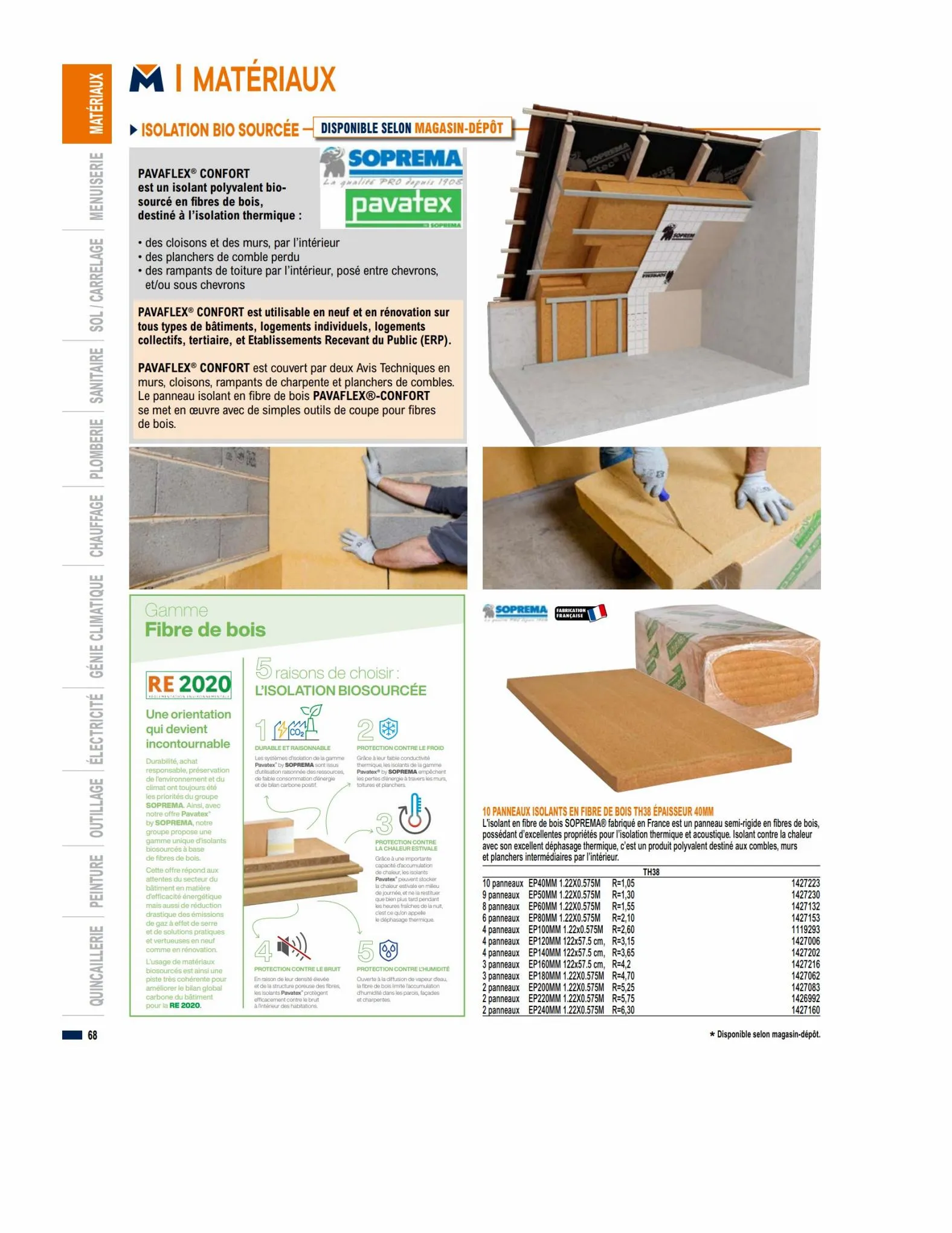 Catalogue Guide produits 2023 Bricoman, page 00068