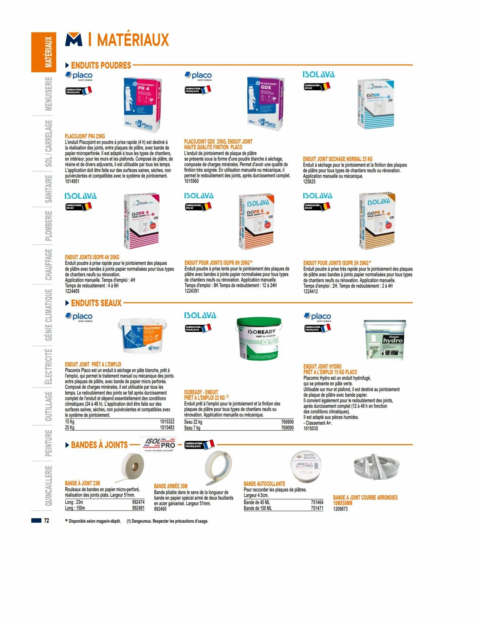 Catalogue Guide produits 2023 Bricoman, page 00072