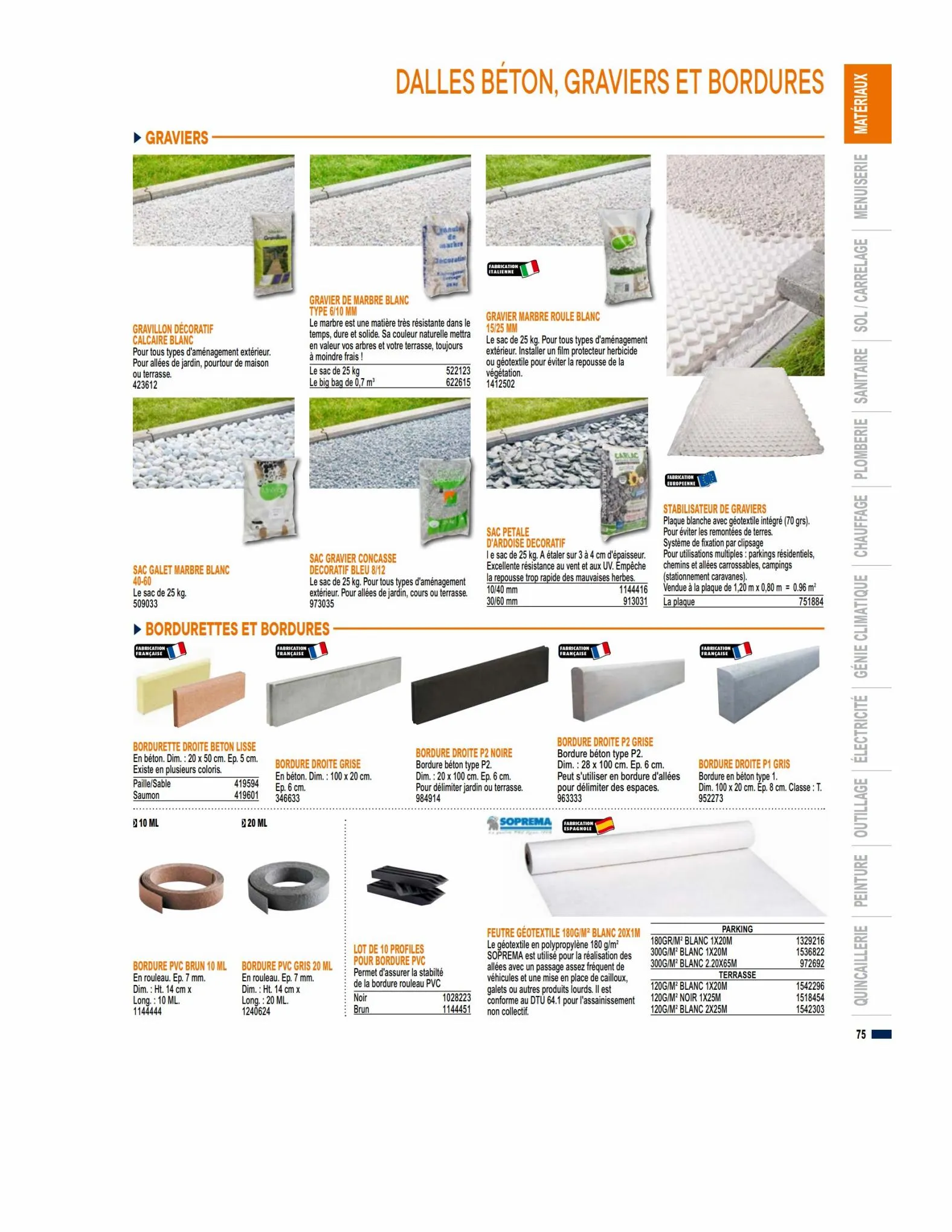 Catalogue Guide produits 2023 Bricoman, page 00075