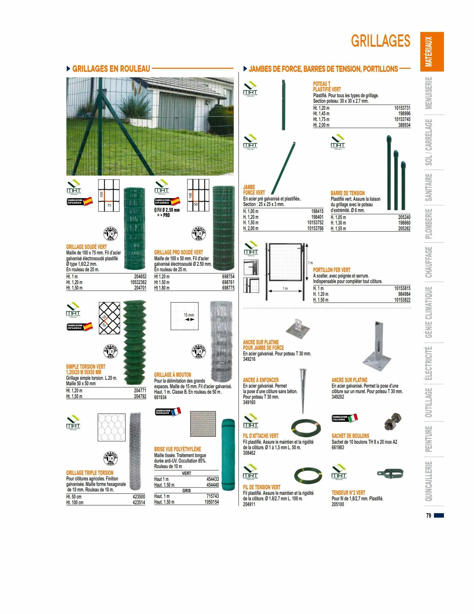 Catalogue Guide produits 2023 Bricoman, page 00079