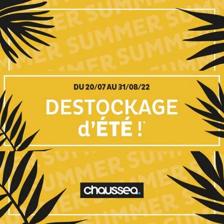 DESTOCKAGE D'ÉTÉ