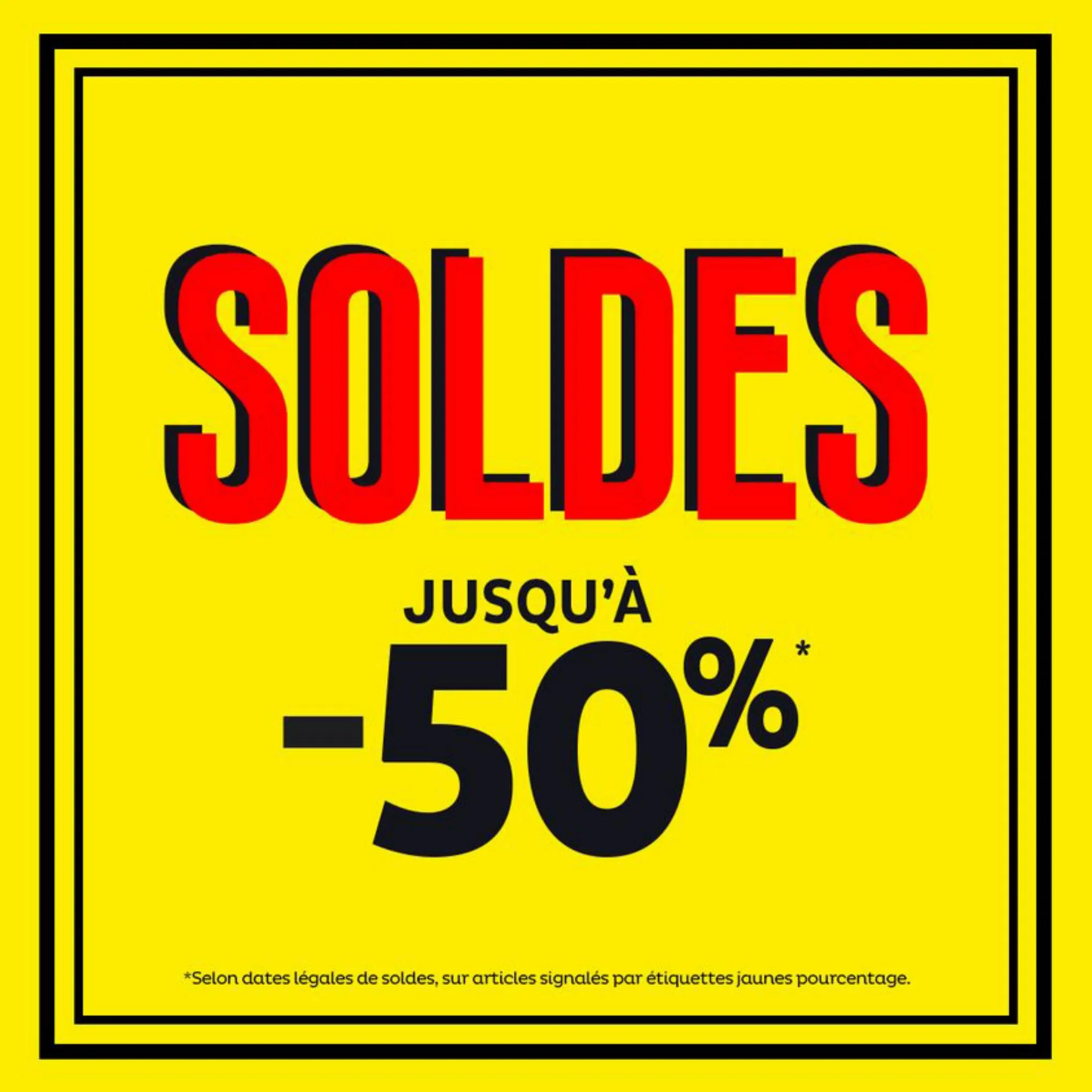 Catalogue SOLDES JUSQU'A -50%, page 00001