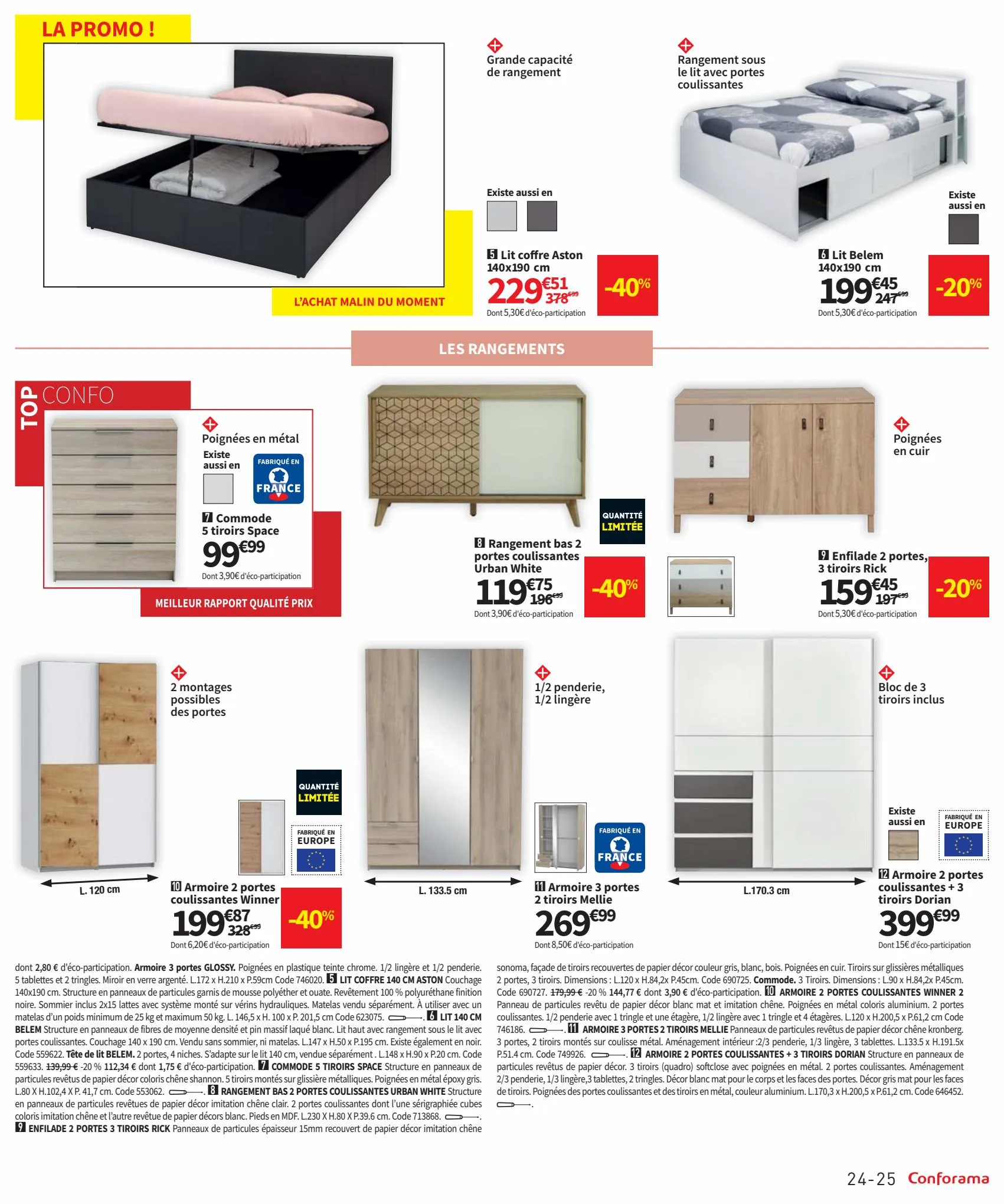Catalogue Conforama Catalogue, page 00025