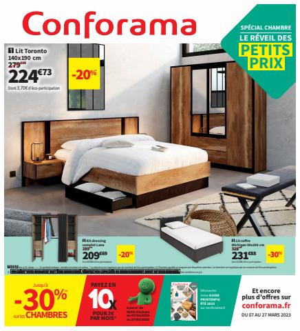 Catalogue Conforama à Marseille | Spécial chambre le réveil des petits prix | 07/03/2023 - 27/03/2023