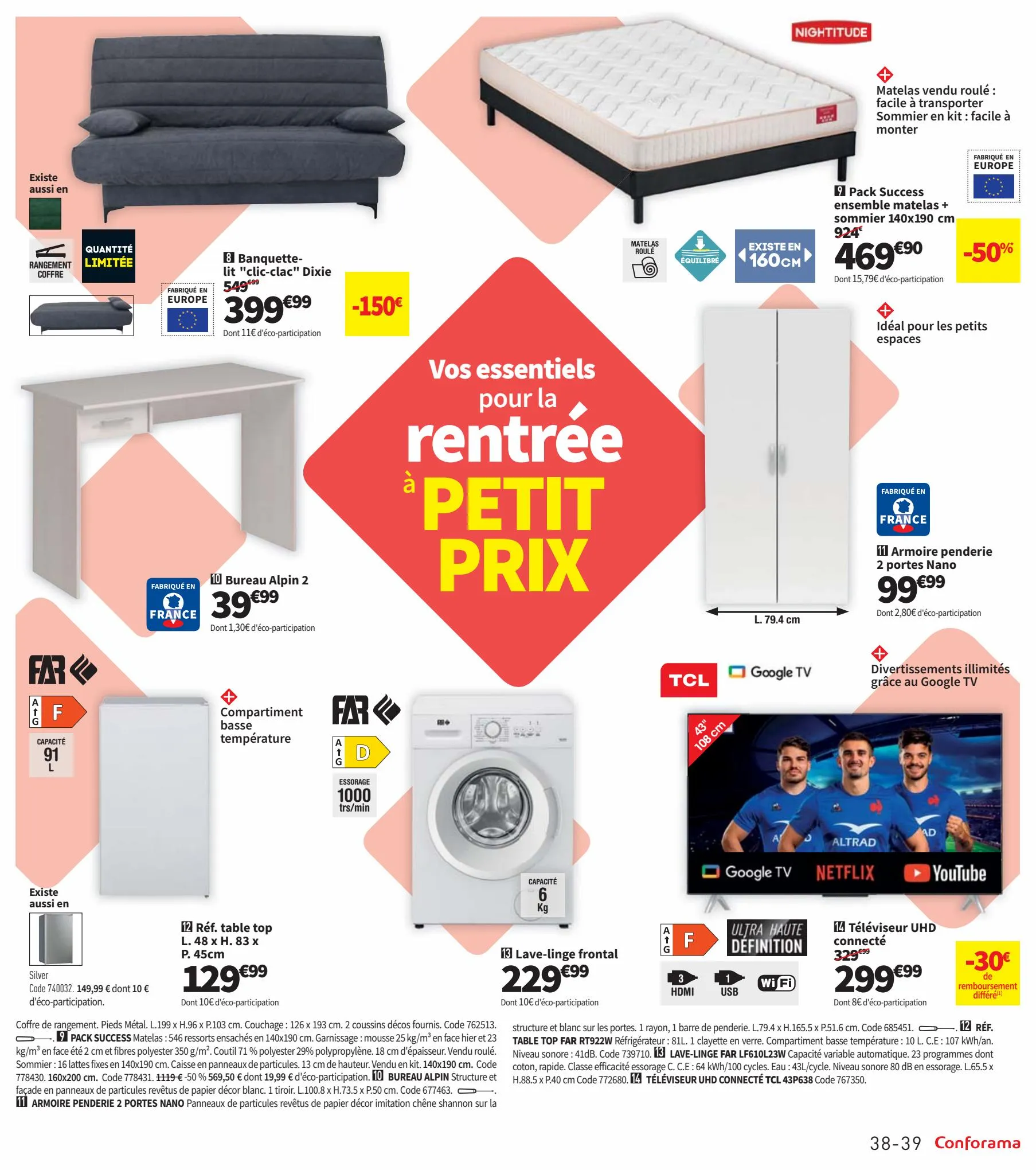 Catalogue Promos Rentrée, page 00039