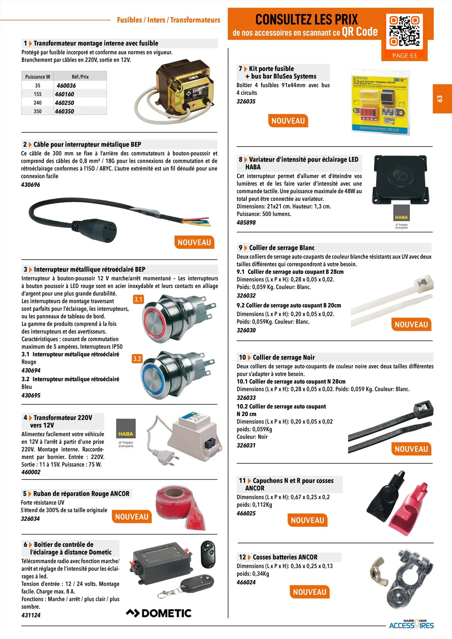 Catalogue Catalogue Narbonne accessoires, page 00115