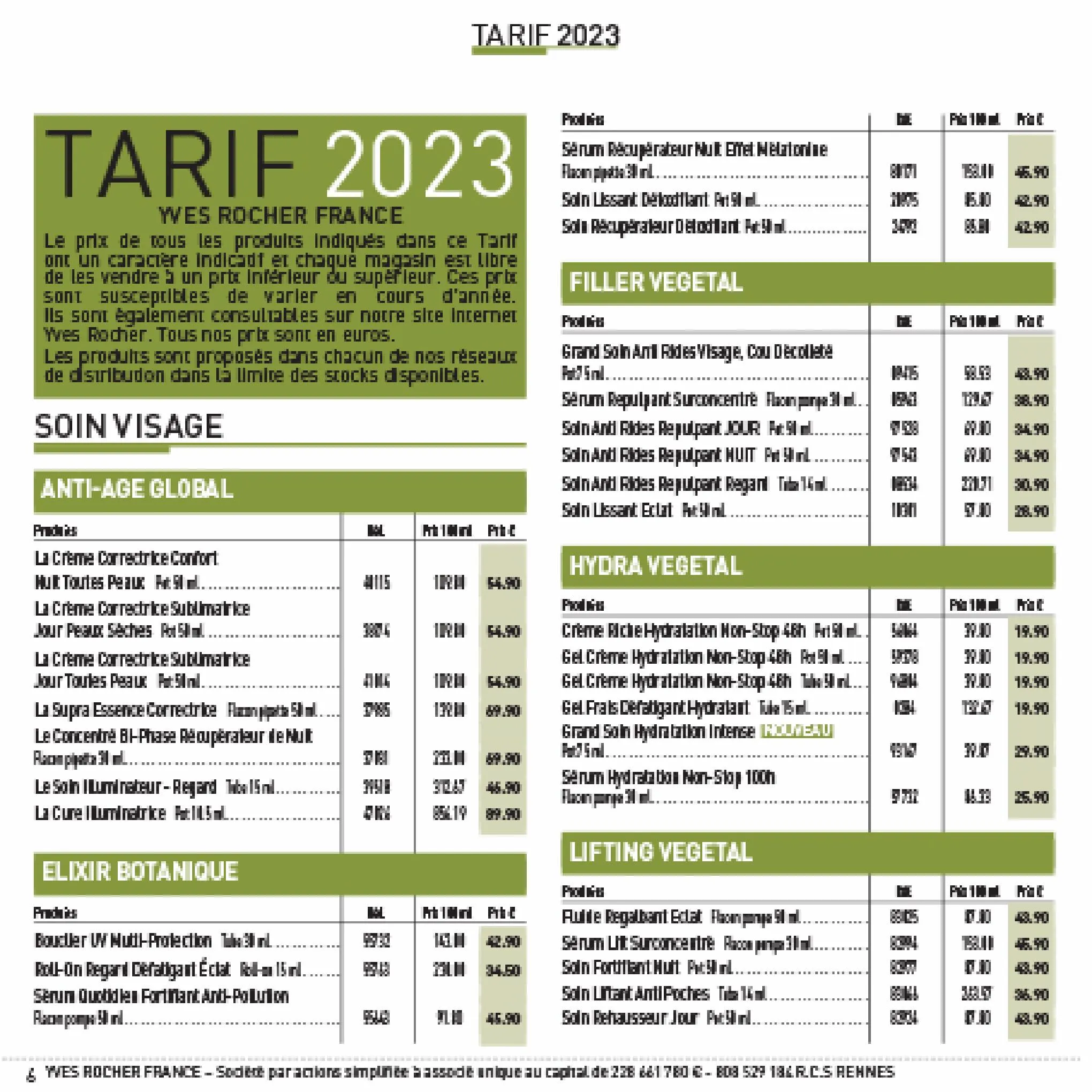 Catalogue Livre vert de la beaute 2023, page 00006