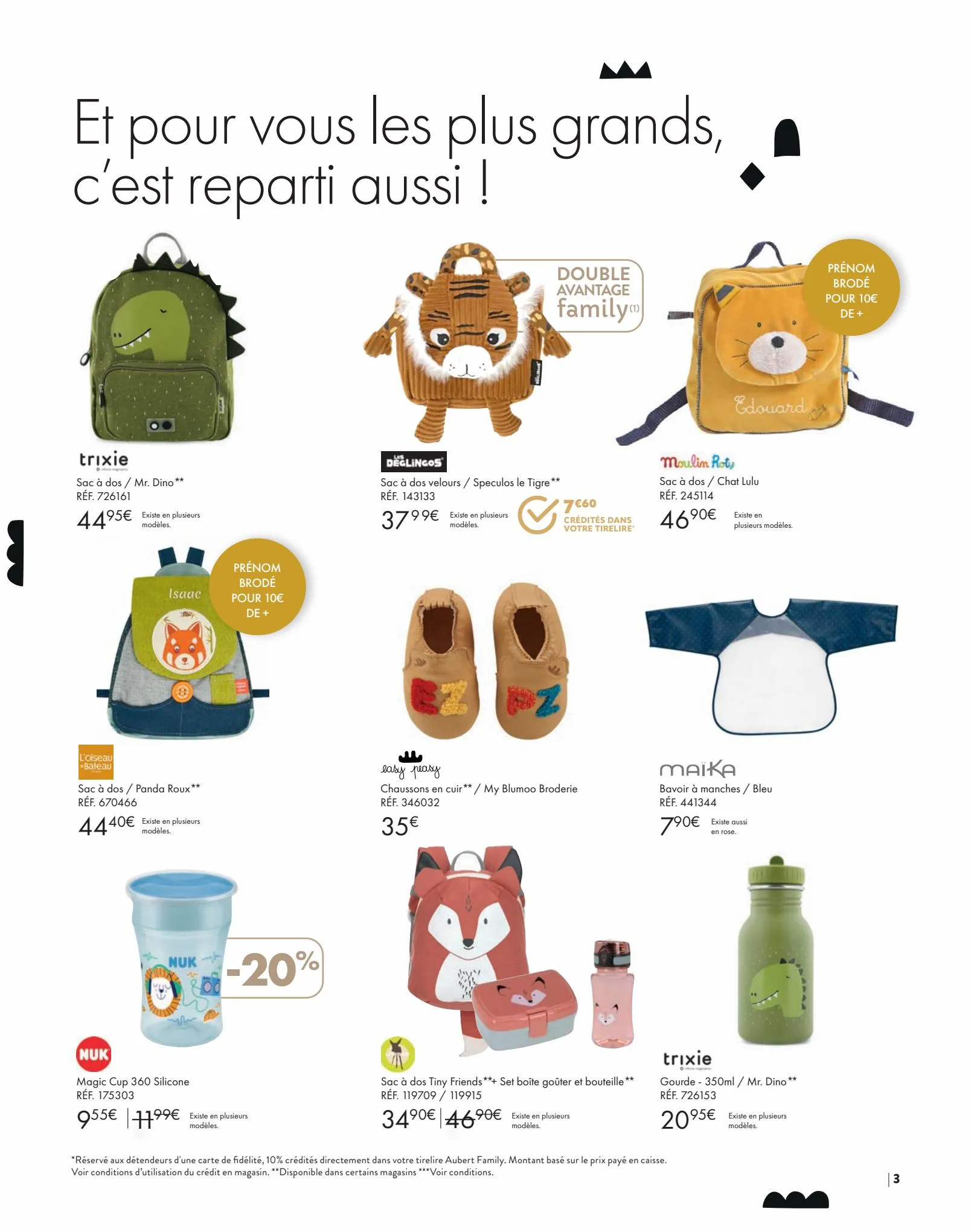 Catalogue Chouette on prépare la rentrée !, page 00003