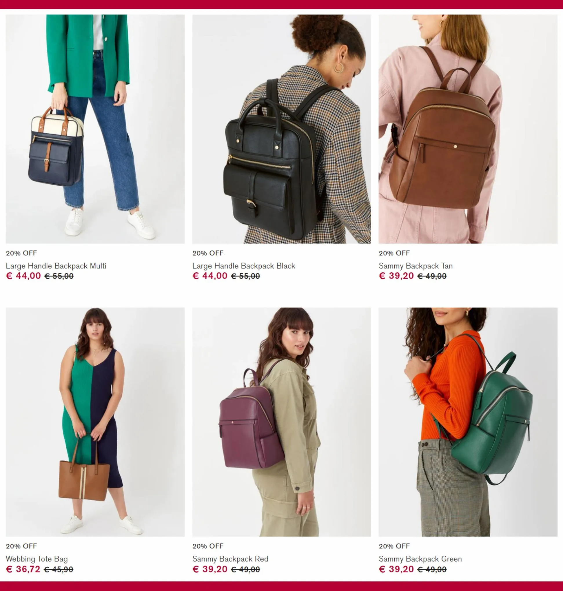 Catalogue 20% off bestselling bags, page 00004