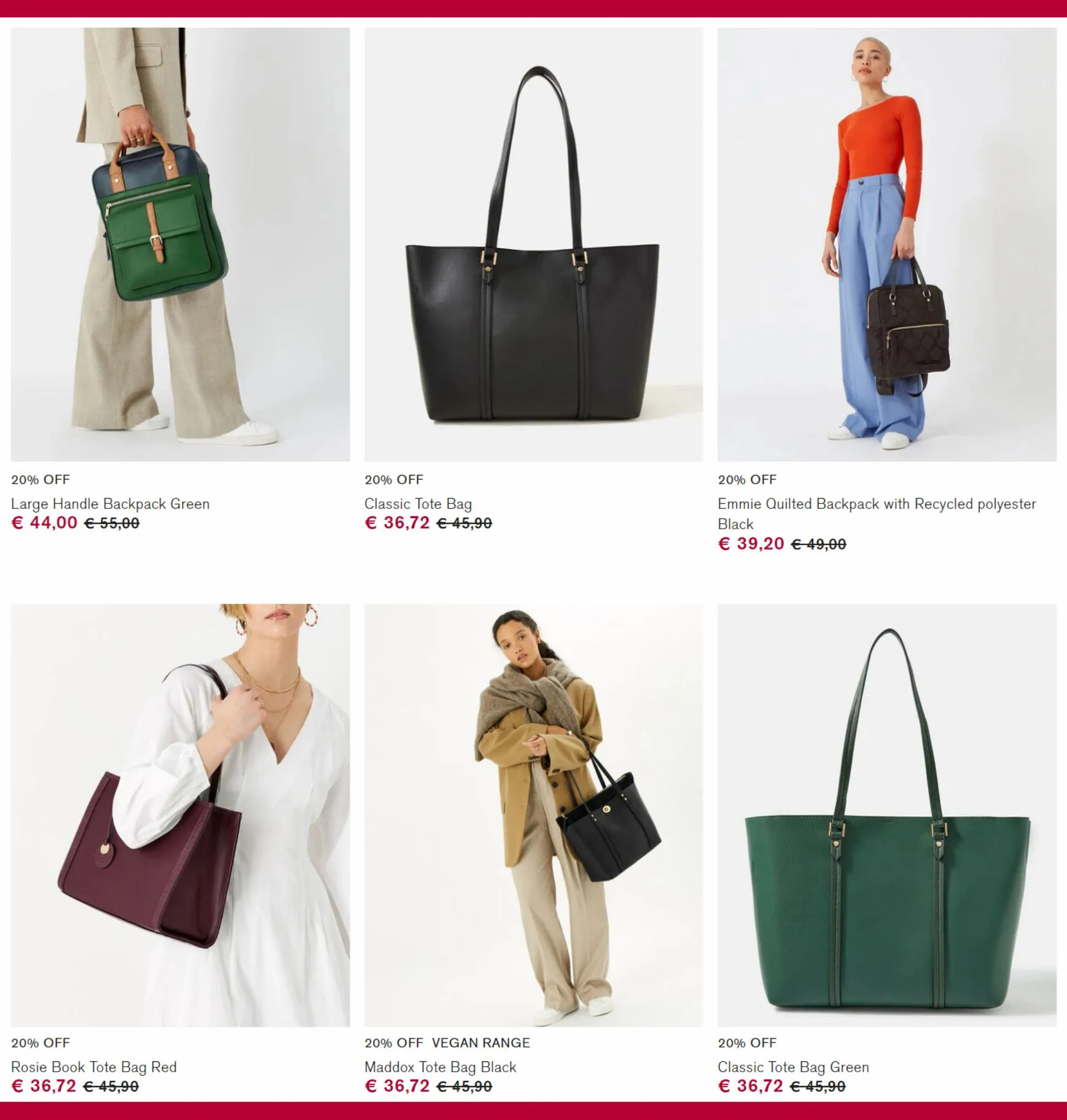 Catalogue 20% off bestselling bags, page 00005