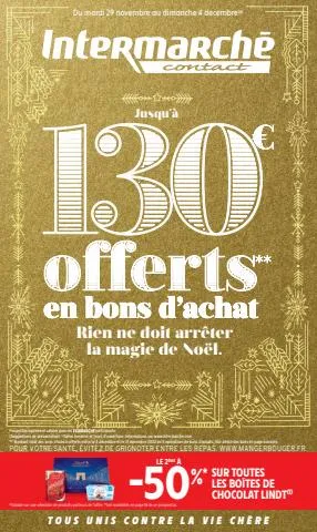 Jusqu’à 130€ offerts