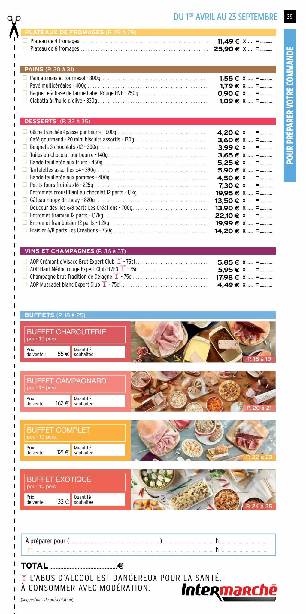 Catalogue Les menus des beaux jours, page 00039