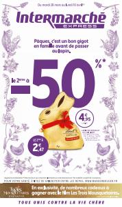 Catalogue Intermarché Express à Boulogne-sur-Mer | Pâques, c'est un bon gigot en famille avant de passer au lapin. | 28/03/2023 - 10/04/2023