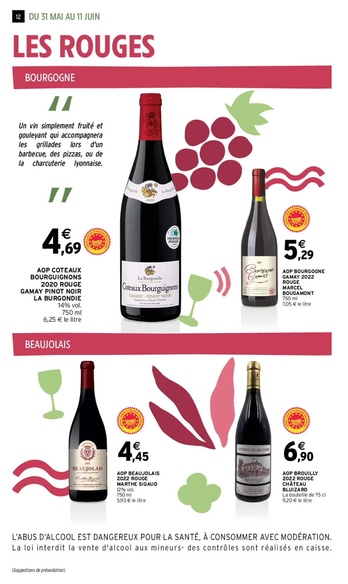 Catalogue EVE FOIRE AUX VINS PRINTEMPS ETE, page 00012