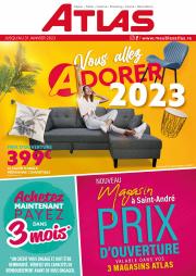 Promos de Meubles et Décoration à Nice | Offres spéciales  2023 sur Atlas | 06/01/2023 - 31/01/2023
