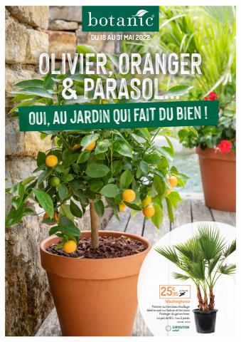 Catalogue Botanic à Marseille | Olivier, Oranger & Parasol | 18/05/2022 - 31/05/2022