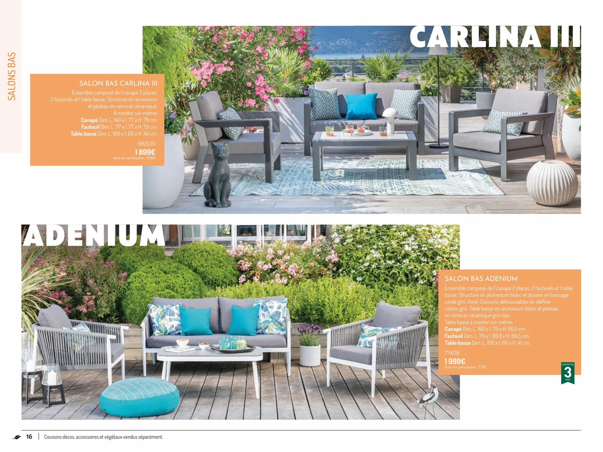 Catalogue COLLECTION MOBILIER DE JARDIN 2023, page 00016