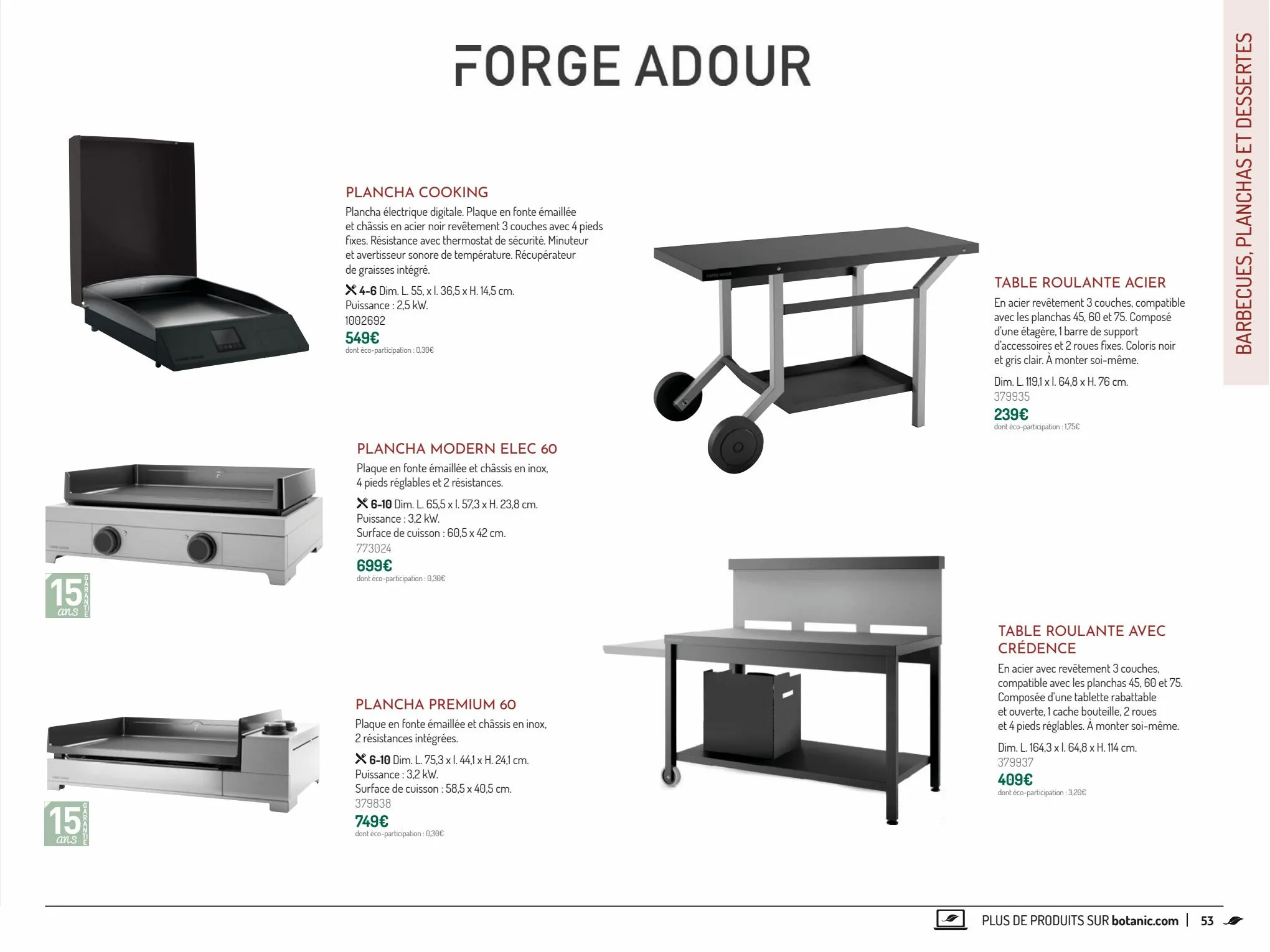 Catalogue COLLECTION MOBILIER DE JARDIN 2023, page 00053