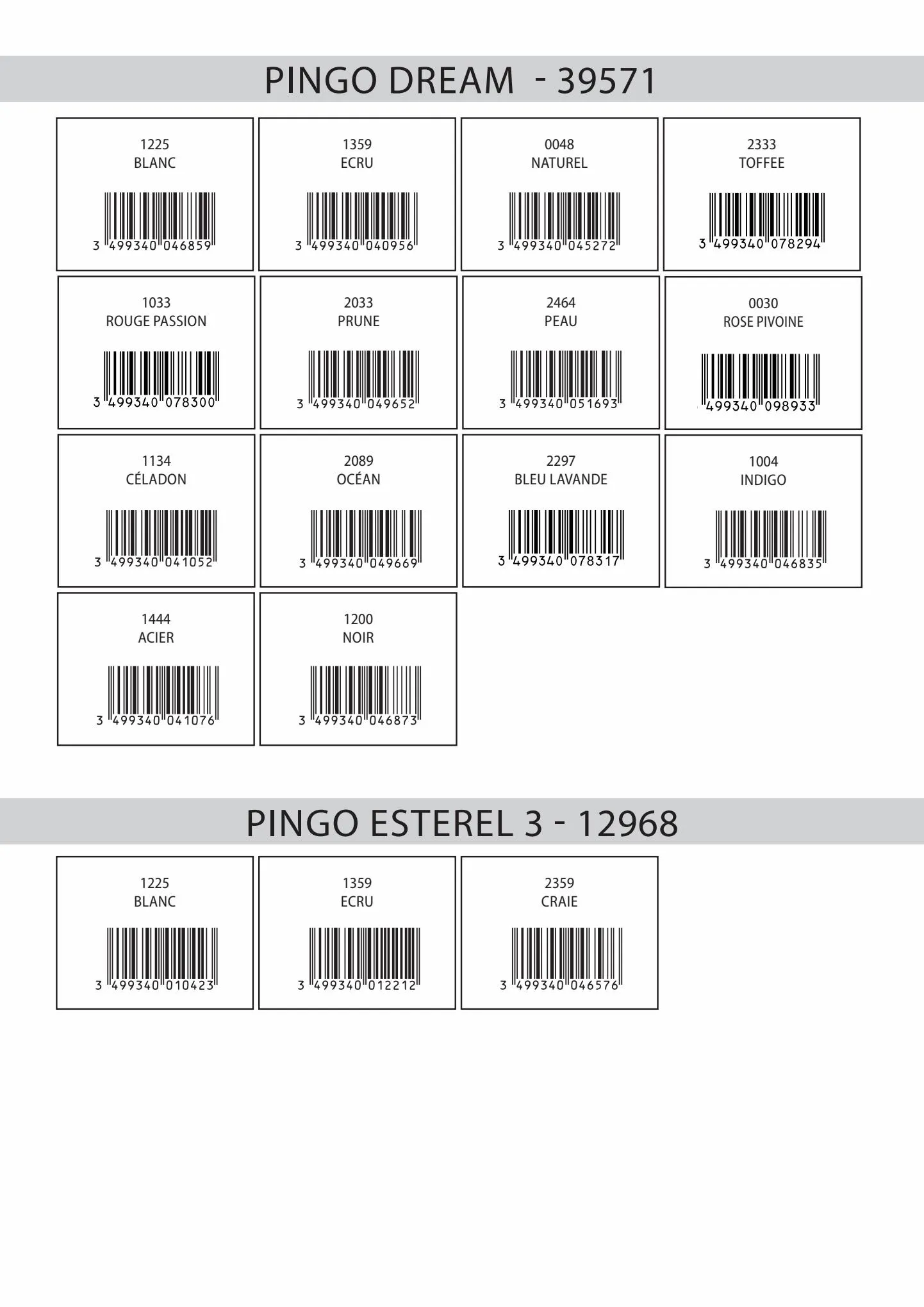 Catalogue Nuancier PINGOUIN 2023, page 00057