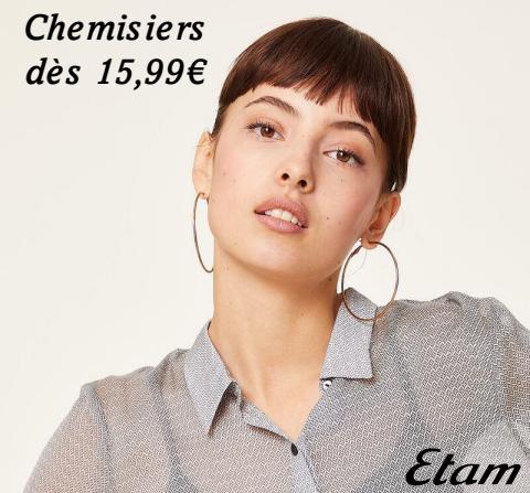 Catalogue Etam à Paris | Chemisiers dès 15,99€ | 09/05/2022 - 27/05/2022