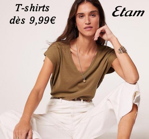 Catalogue Etam à Paris | T-shirts dès 9,99€ | 09/05/2022 - 27/05/2022