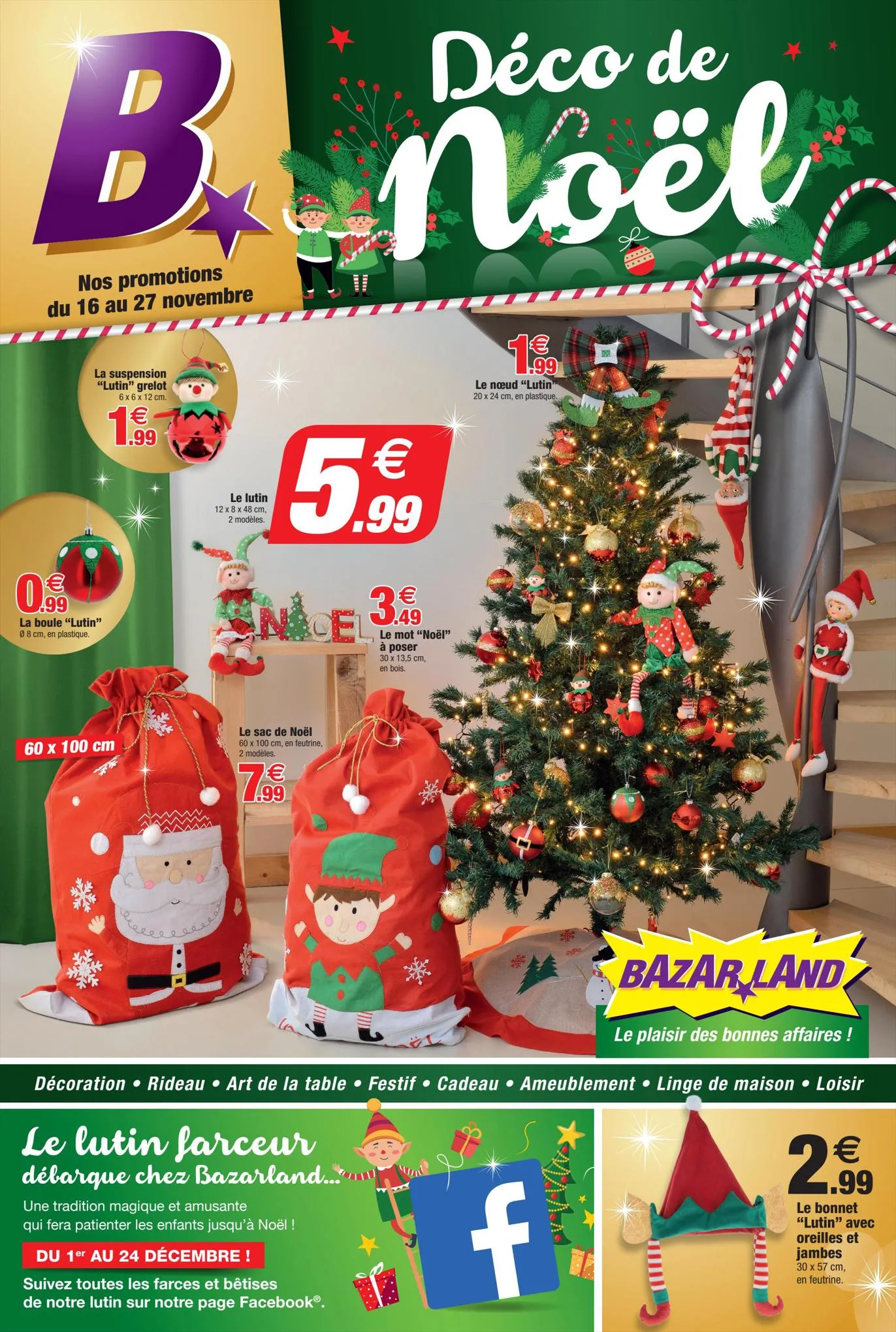 Catalogue Déco de Noël – 16 pages, page 00001
