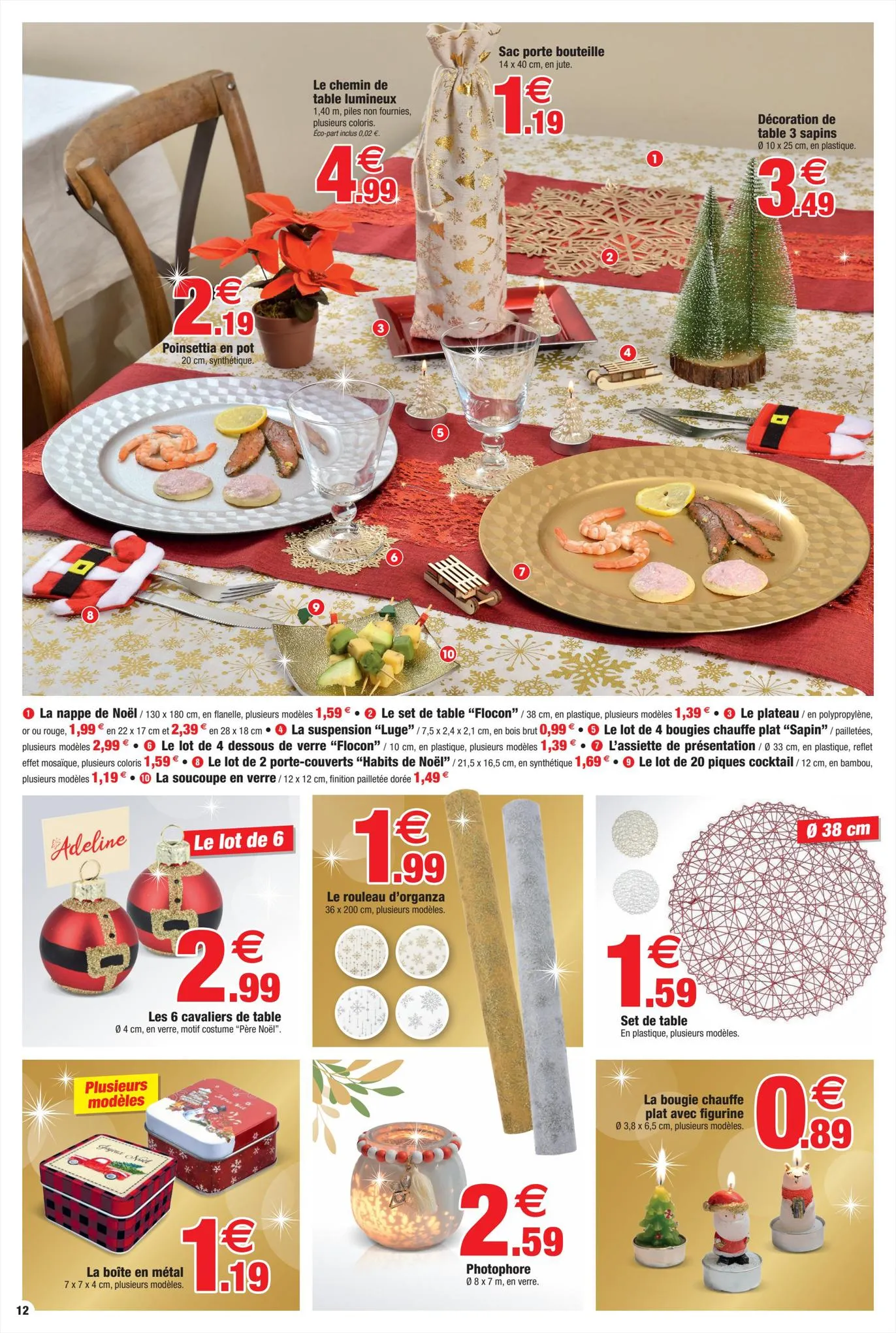 Catalogue Déco de Noël – 16 pages, page 00012