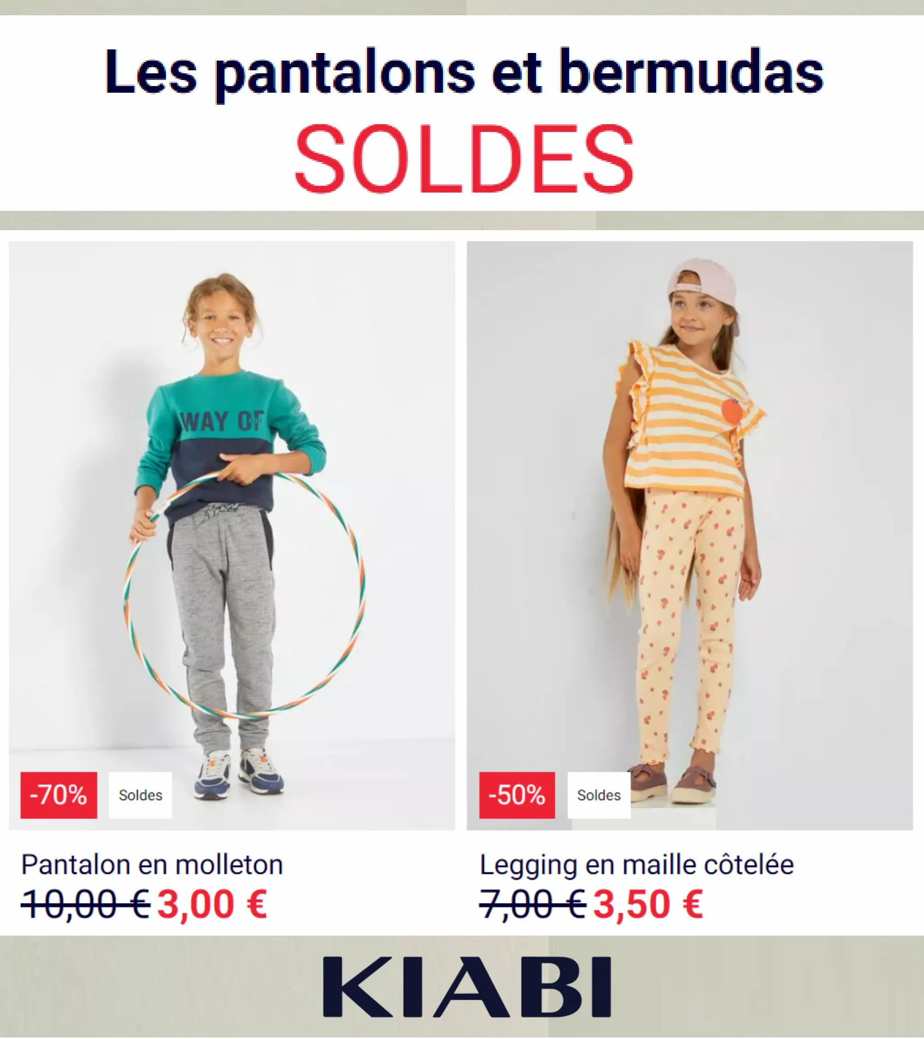 Catalogue Les Pantalons et Bermudas Soldes, page 00002