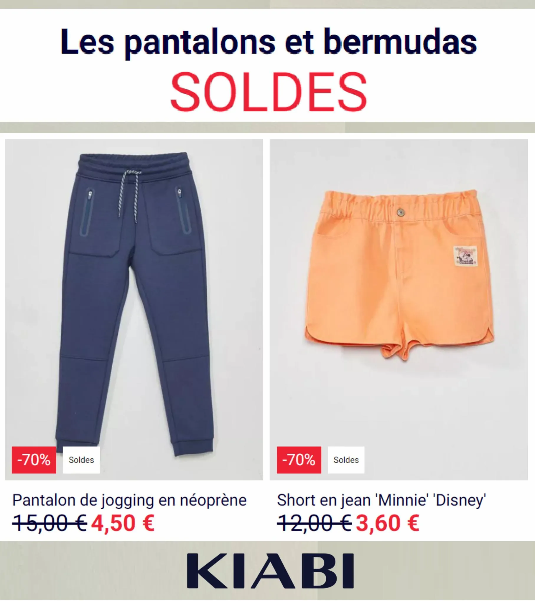 Catalogue Les Pantalons et Bermudas Soldes, page 00003