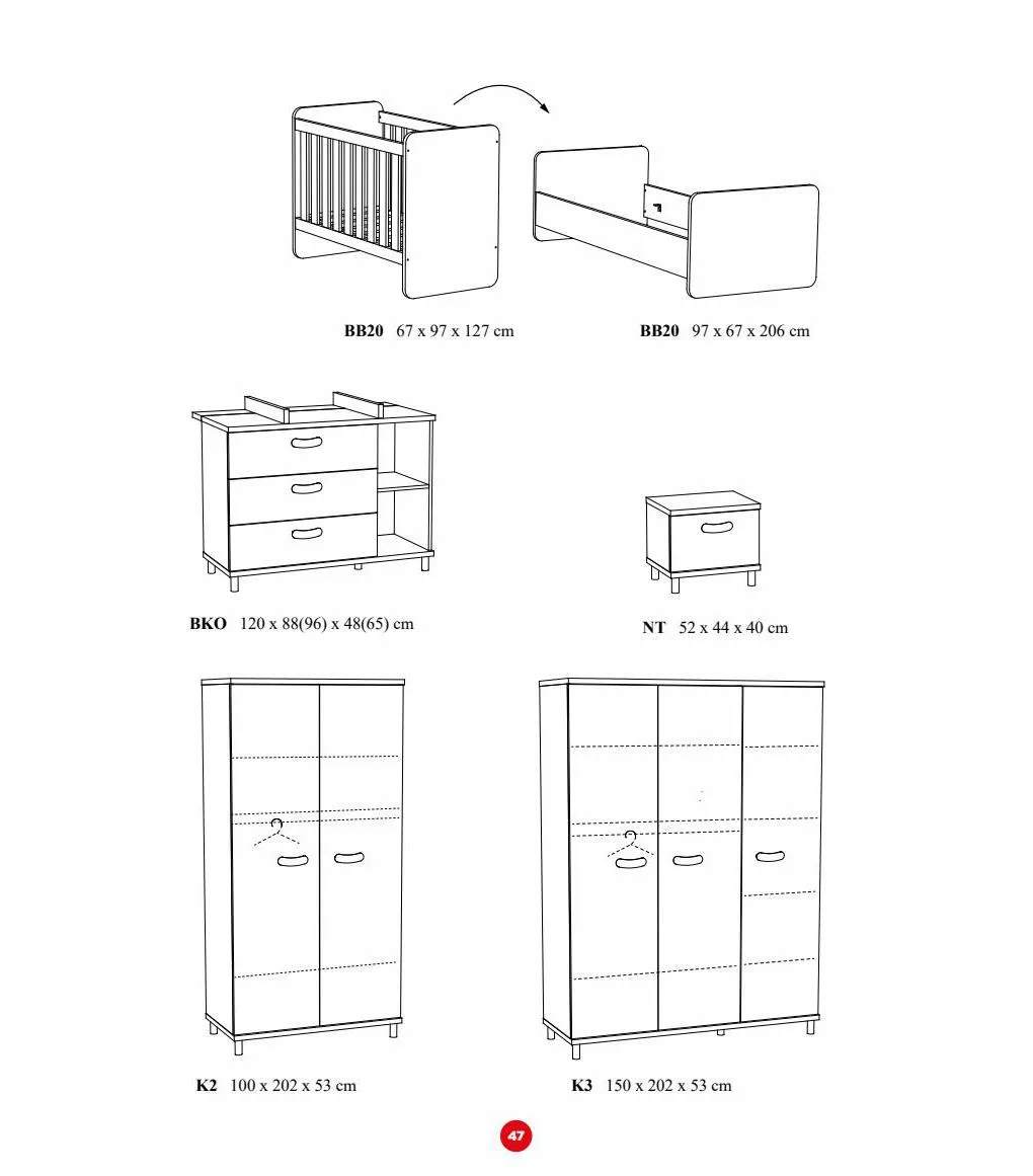 Catalogue Catalogue Chambres Enfants Bébés, page 00047