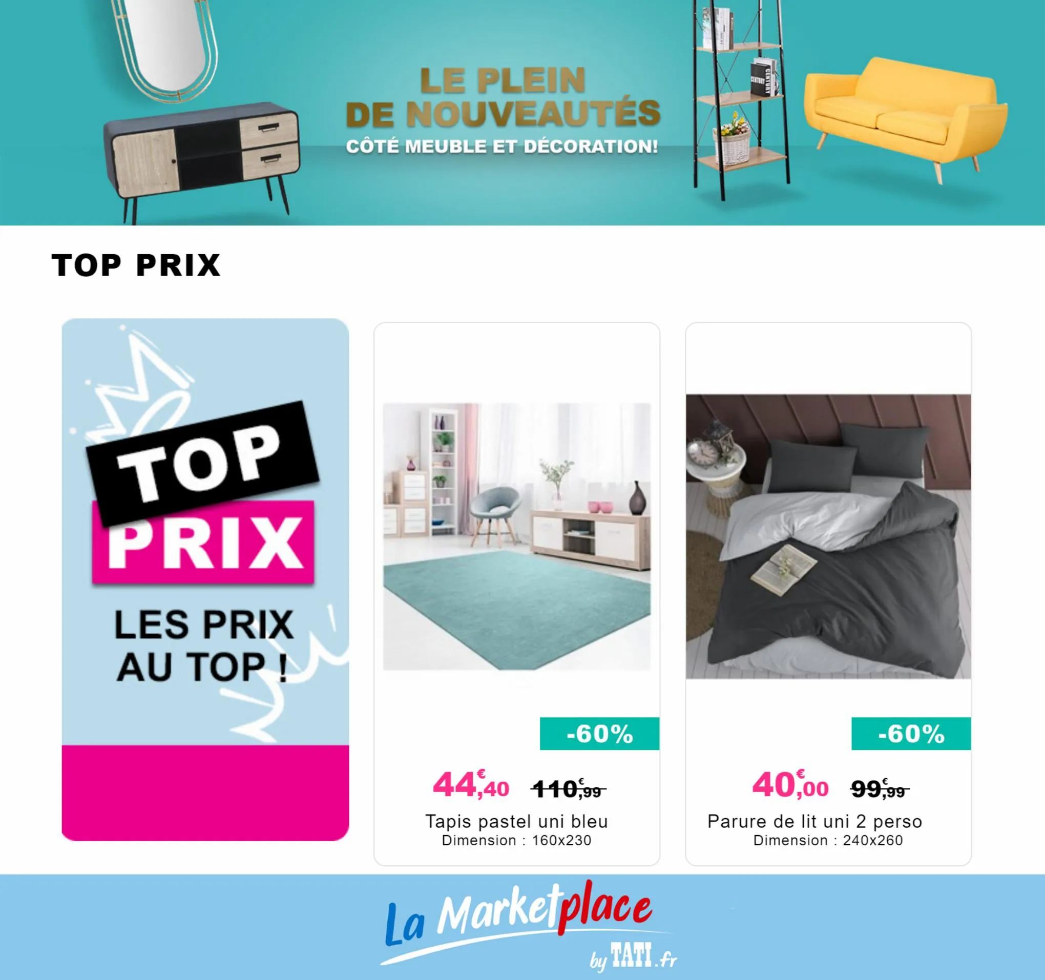 Catalogue BONS PLANS Tati, page 00002