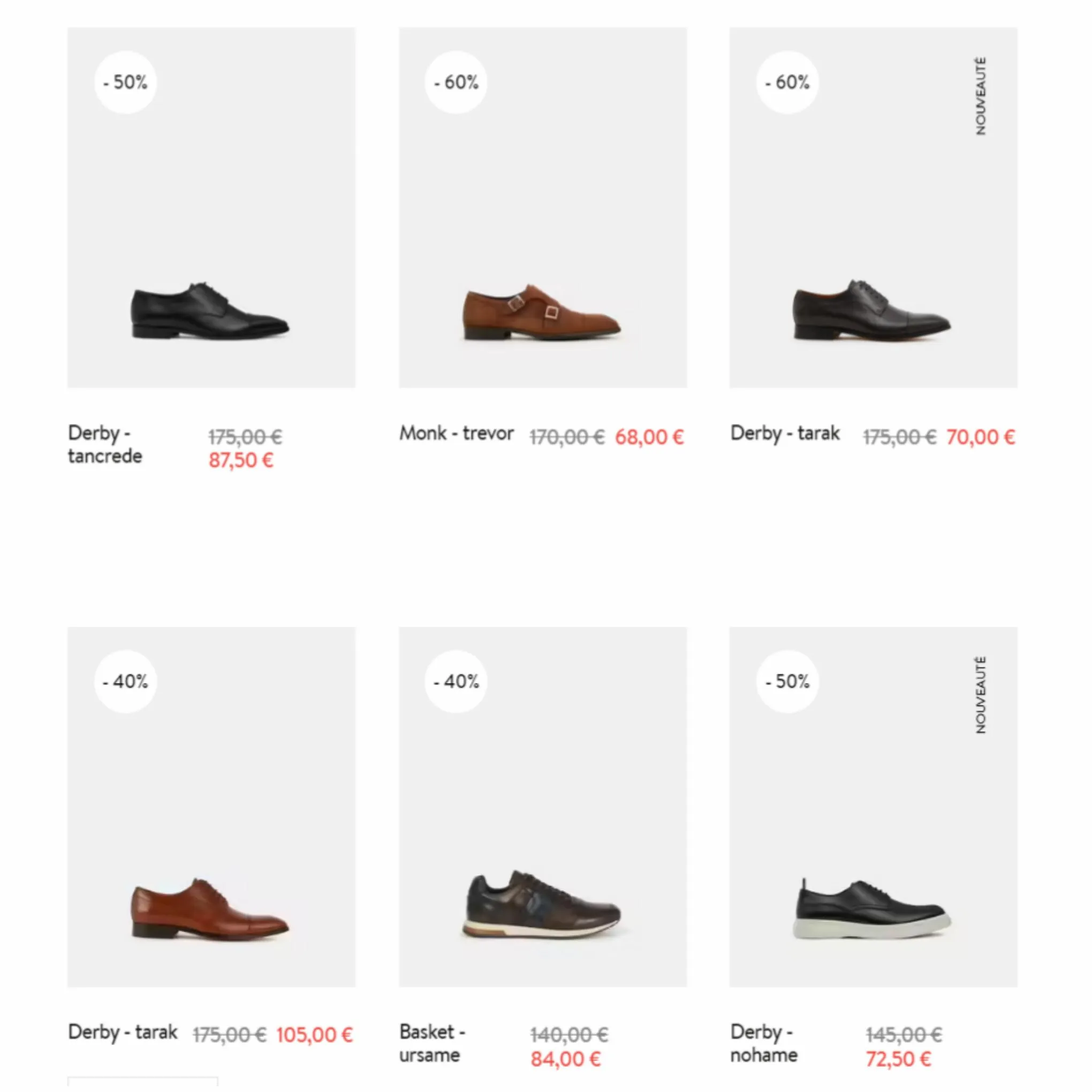 Catalogue Profitez de l'offre sur les chaussures homme, page 00002
