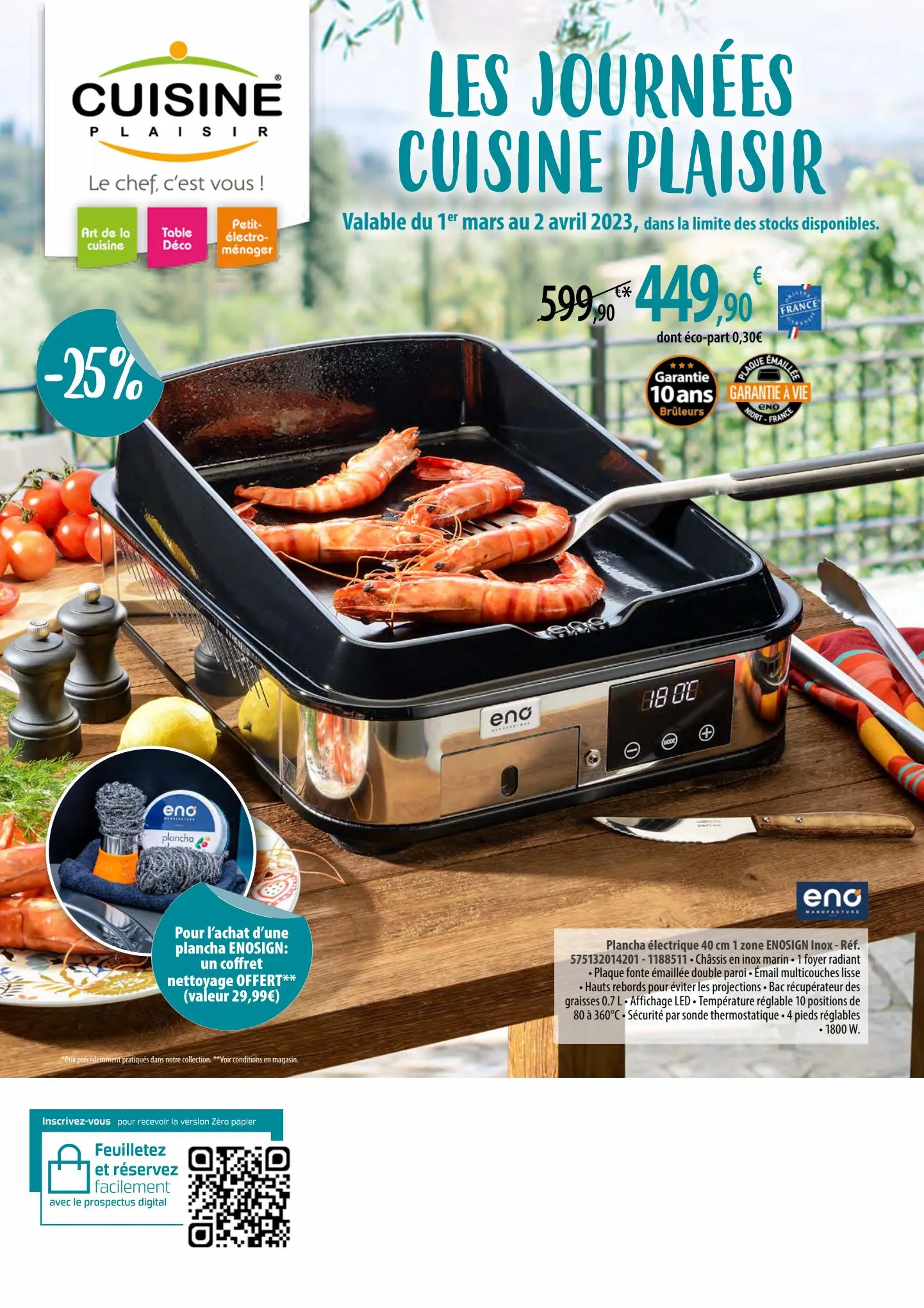 Catalogue Prospectus Les Journées Cuisine Plaisir 2023, page 00001