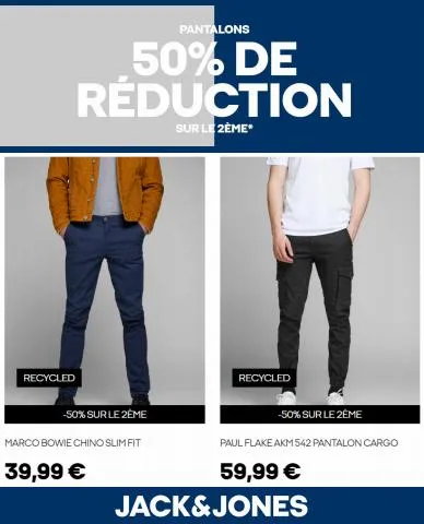 Catalogue Jack & Jones | 50% de Réduction sur le 2Ème* | 04/06/2023 - 13/06/2023