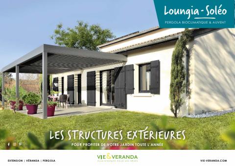 Catalogue Vie & Véranda | LOUNGIA-SOLEO PERGOLA BIOCLIMATIQUE & AUVENT | 31/03/2022 - 31/12/2022