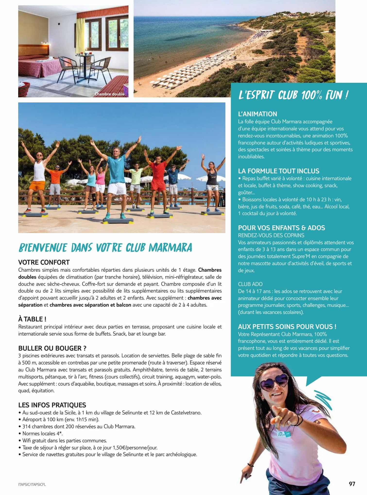 Catalogue Brochure TUI Clubs Collection Été 2022, page 00099