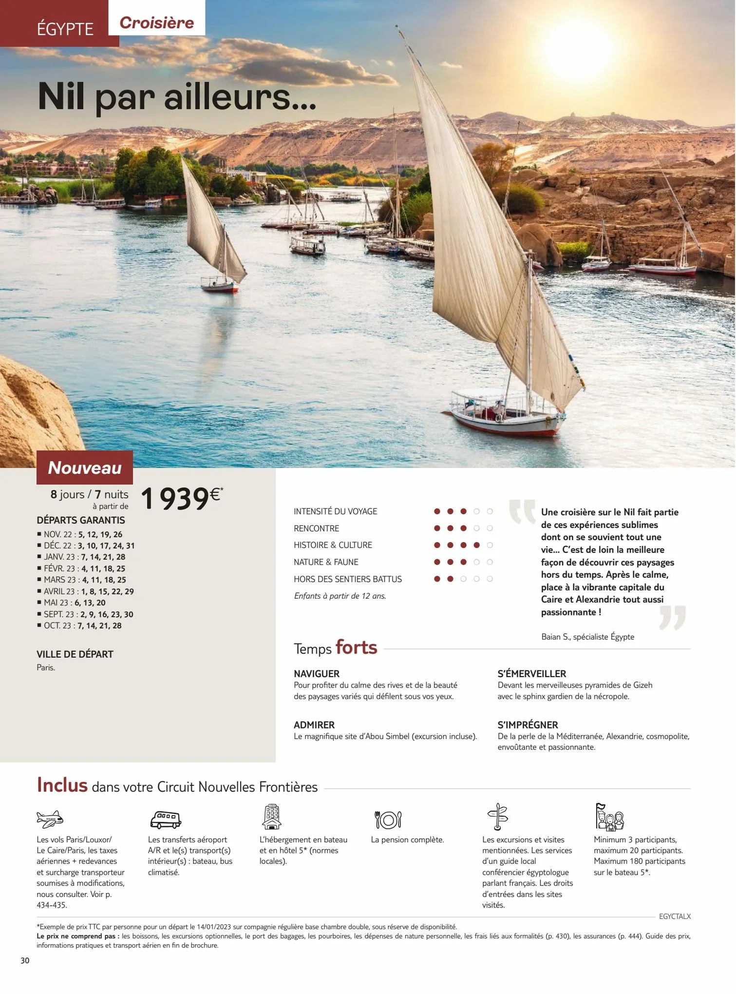 Catalogue TUI circuits nouvelles frontieres 2023, page 00032