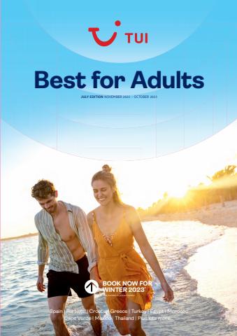 Catalogue TUI | Best for Adults | 25/10/2022 - 31/12/2022