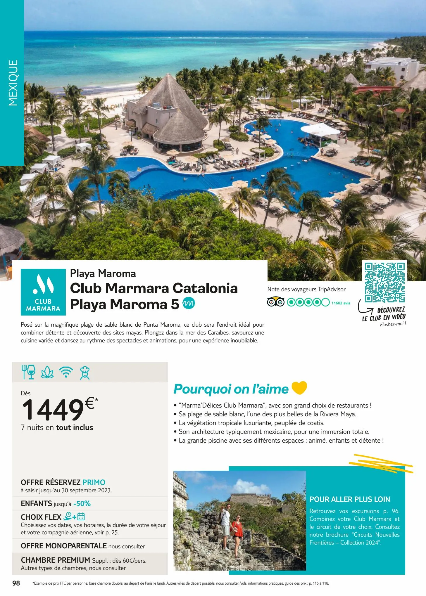 Catalogue Brochure TUI Clubs Collection Hiver 2023/2024, page 00100