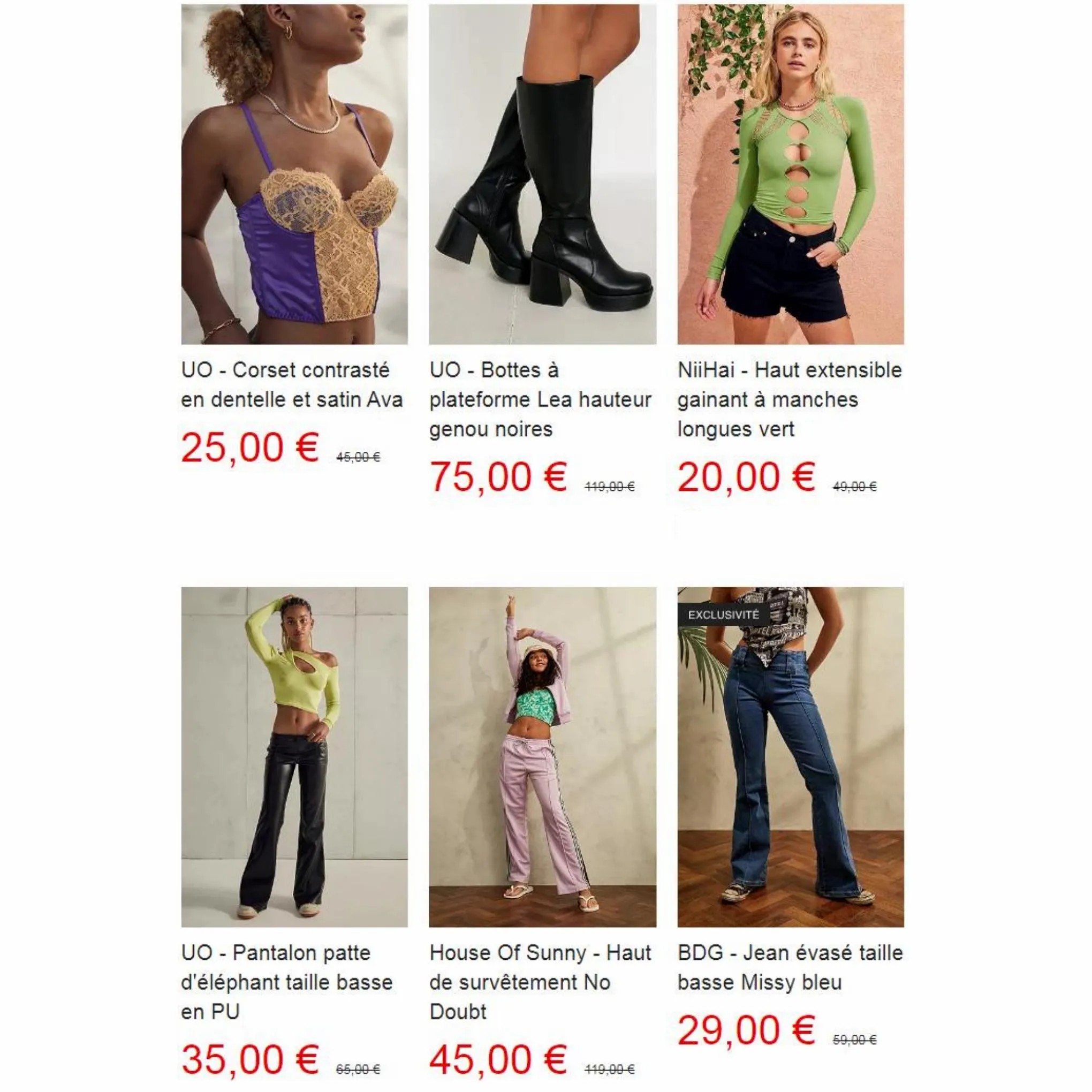Catalogue Promos Vêtements Femmes, page 00002