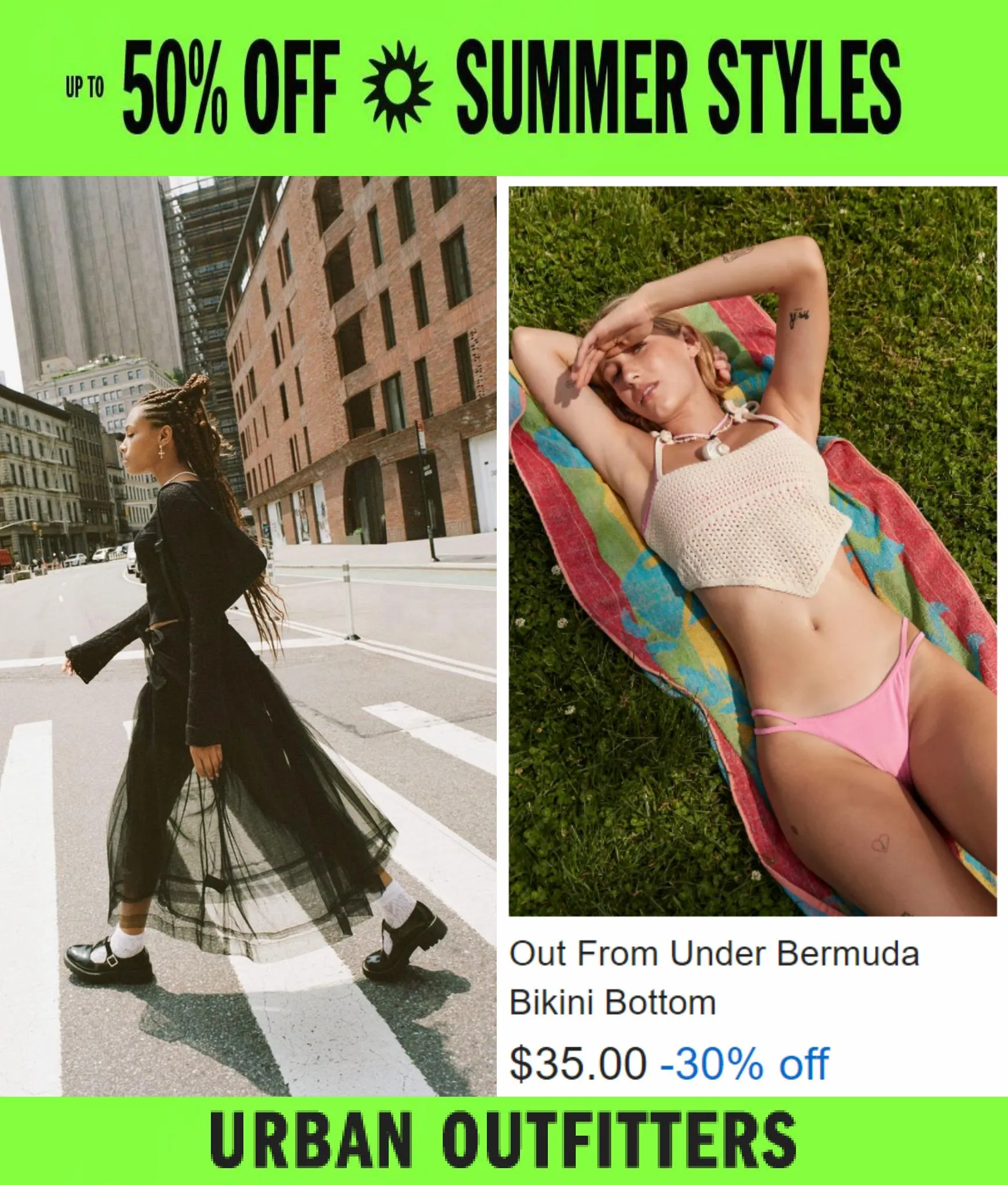 Catalogue Up to 50% Off Summer Styles, page 00001
