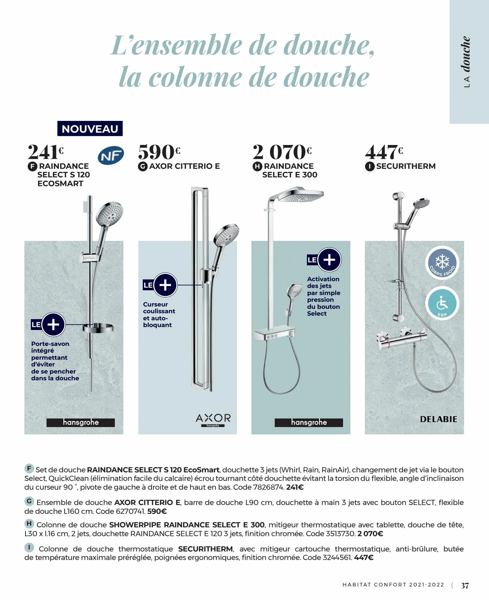 Catalogue Habitat Confort 2022, page 00037