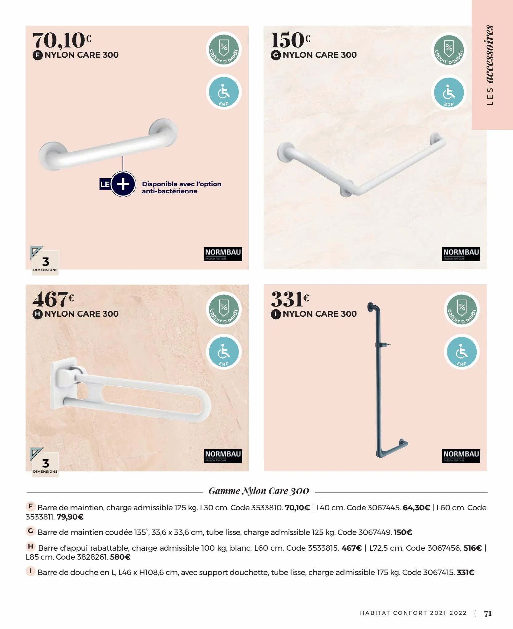 Catalogue Habitat Confort 2022, page 00071