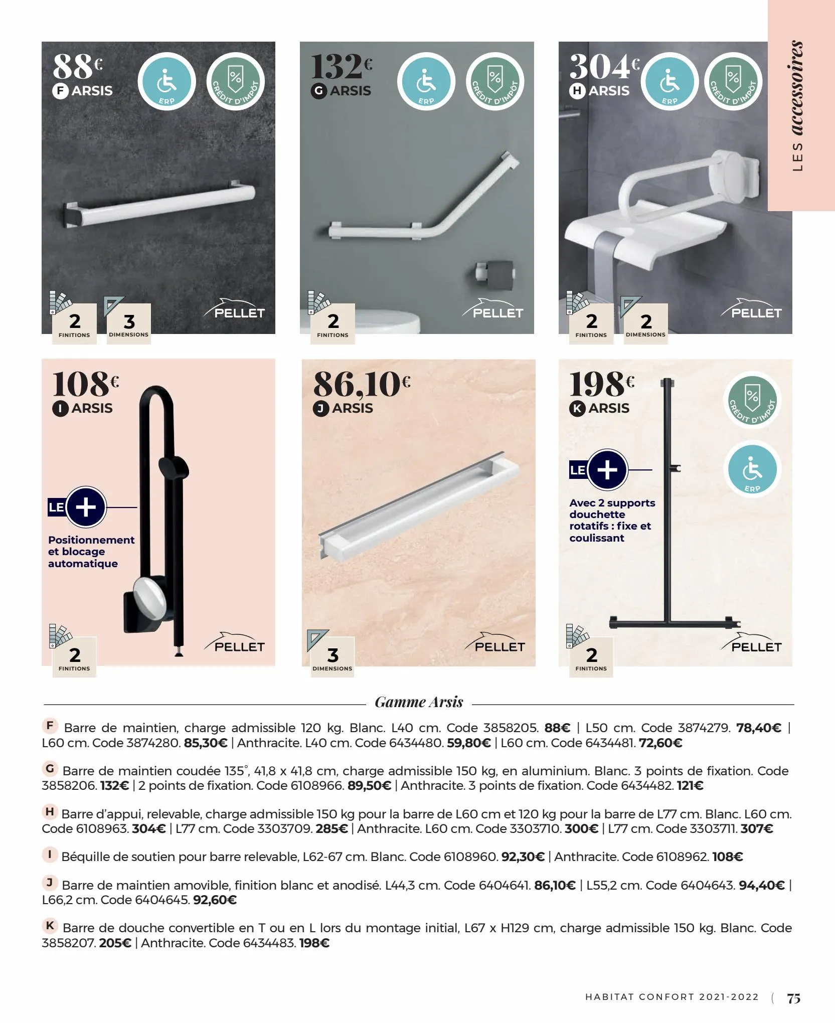 Catalogue Habitat Confort 2022, page 00075