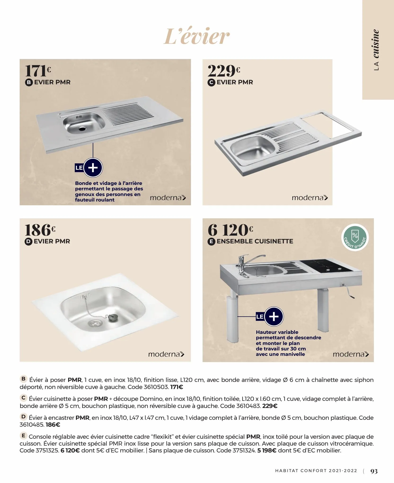 Catalogue Habitat Confort 2022, page 00093